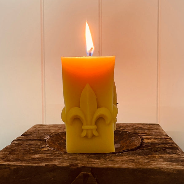 6-Hour Beeswax Taper Candle