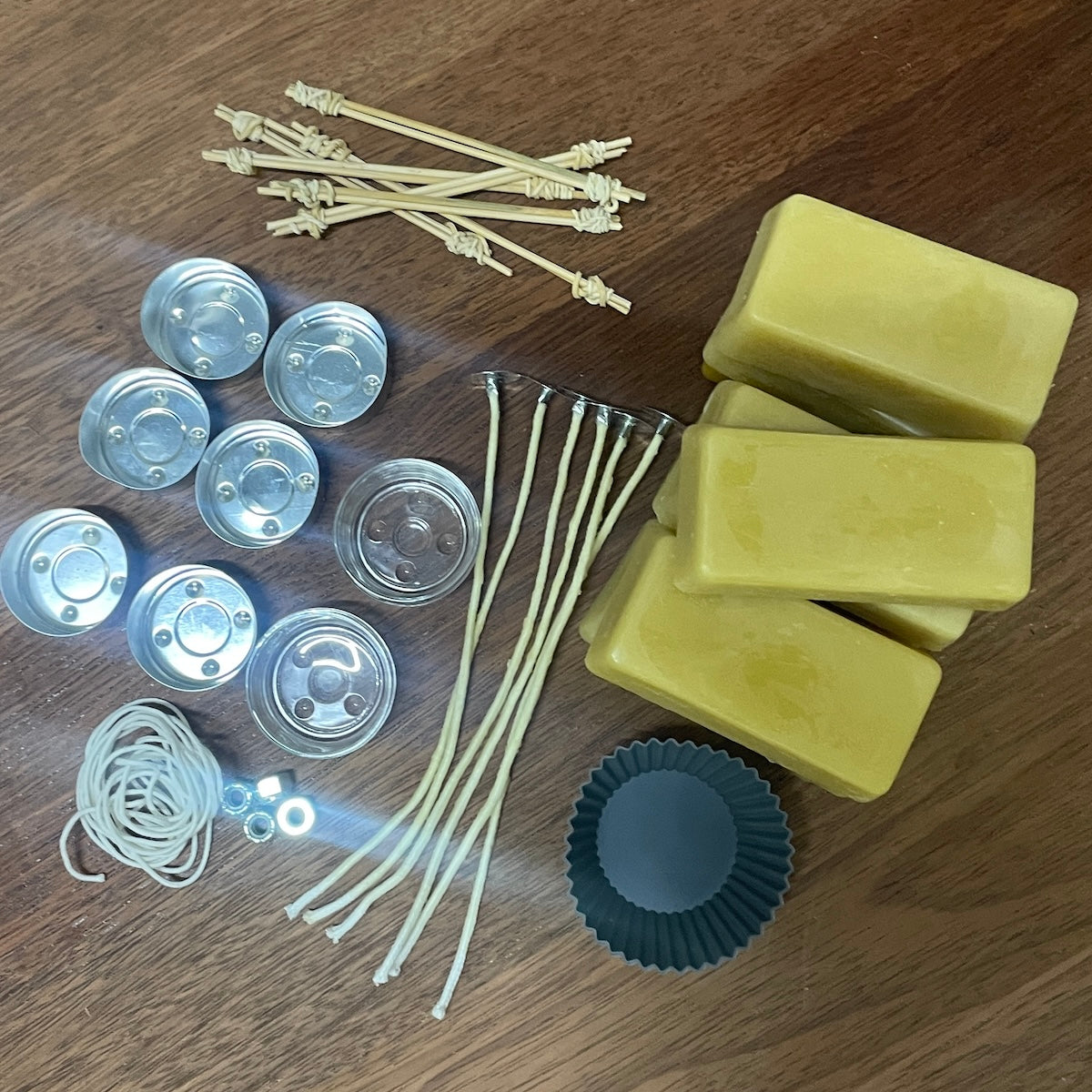 Beeswax candle making kits