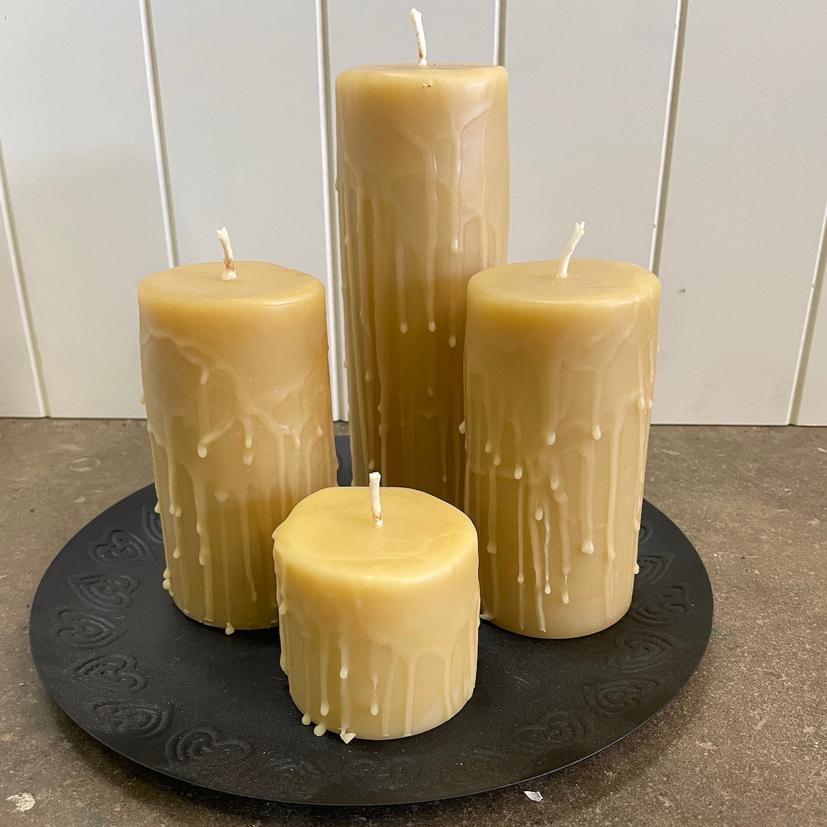 Medieval beeswax candles