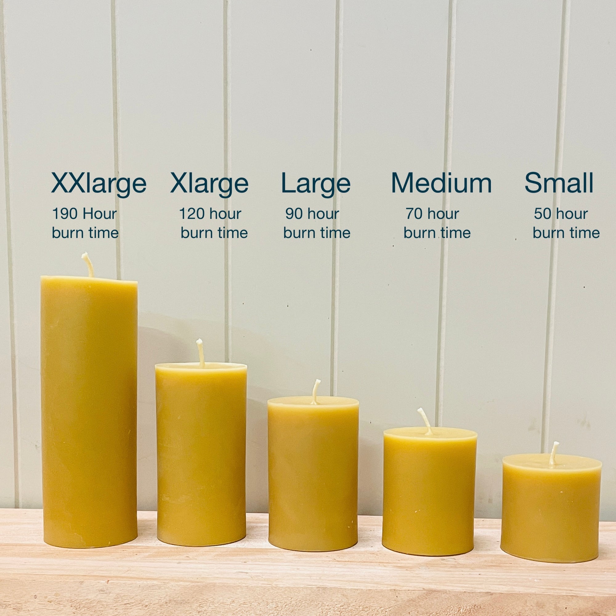 Byron Bay Spirit - Beeswax Pillar Candle