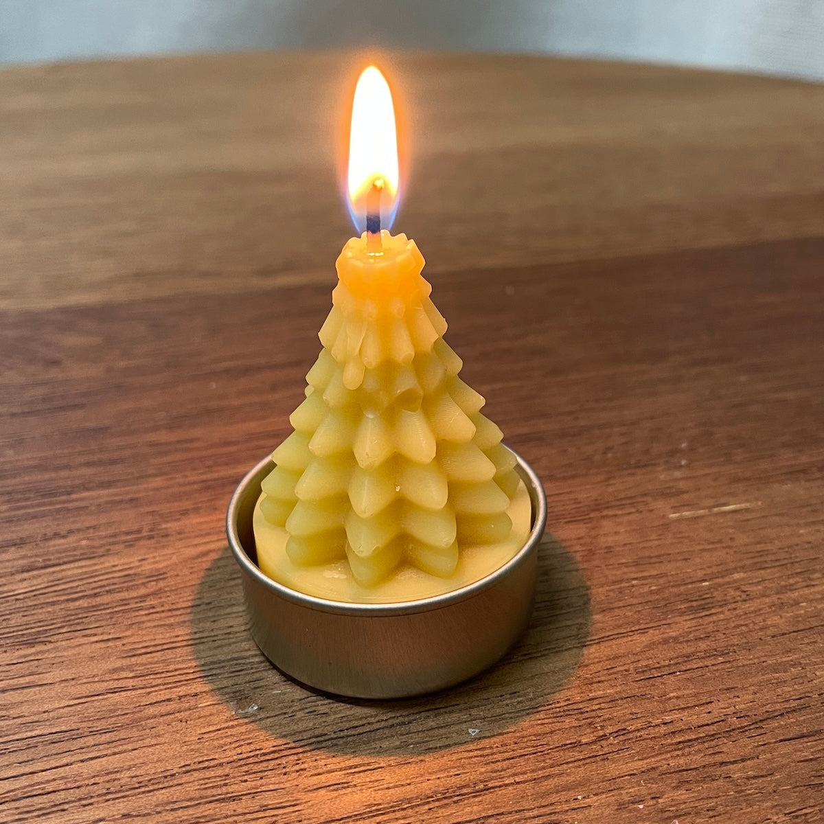 Christmas Tree Beeswax Candle